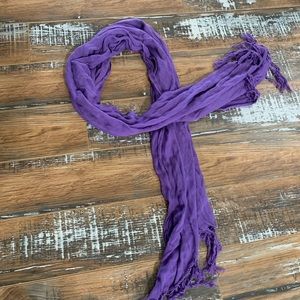 Purple scarf
